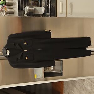 💕ST JOHN💕 Vintage Half Zip Santana Knit Pencil Dress ~ Black 2